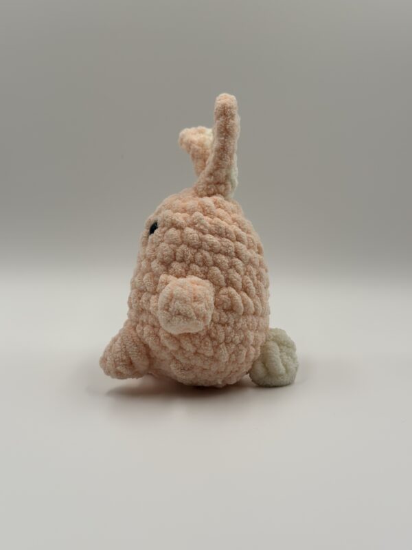 Pikki Bunny Crochet Plushie - side view