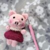 blushie piggy crochet plushie