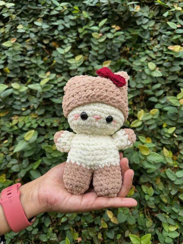 Kitty Boo Crochet Plushie