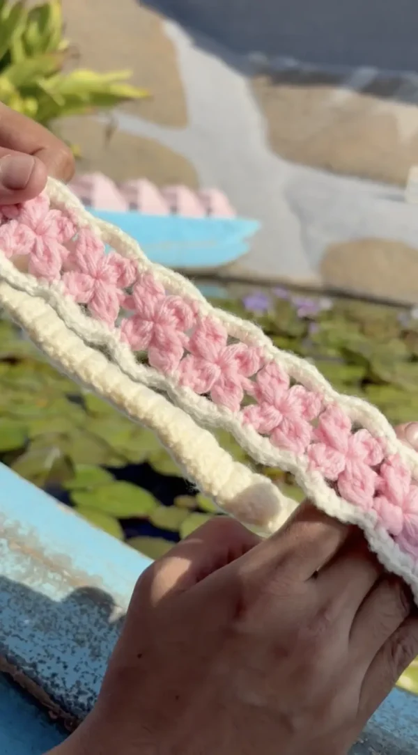 petal blush headband