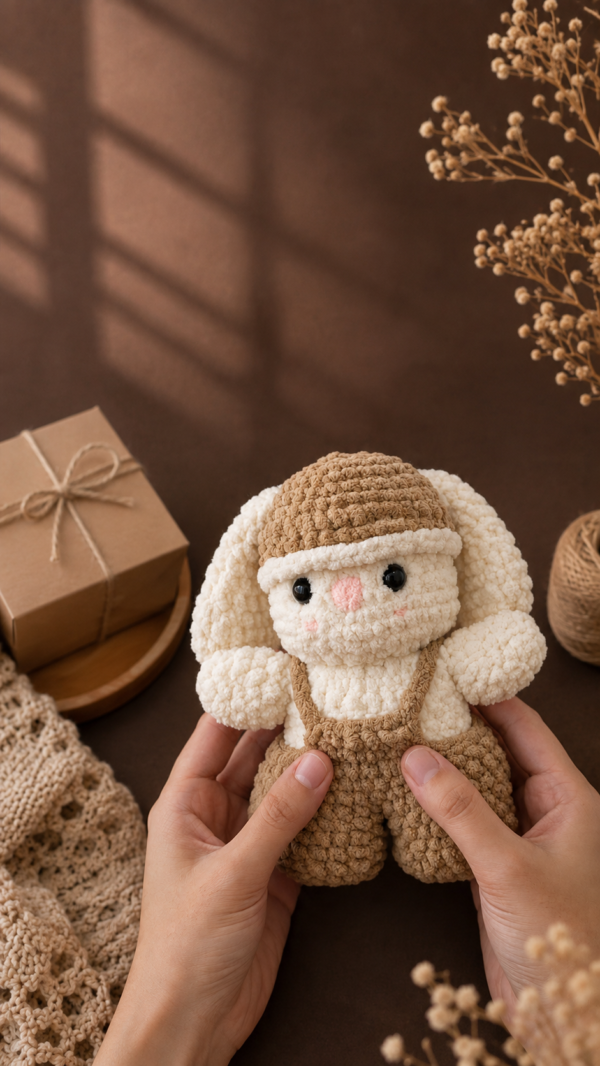 Toffee Bunny crochet Plushie